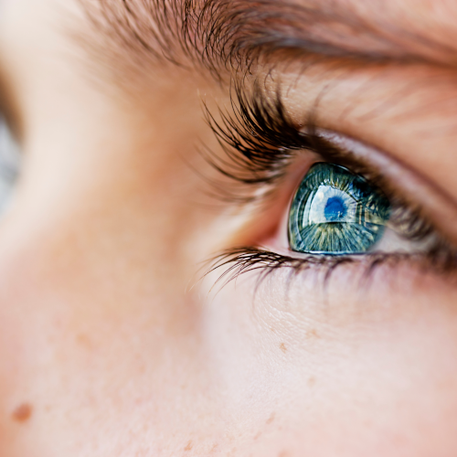 Eye close up